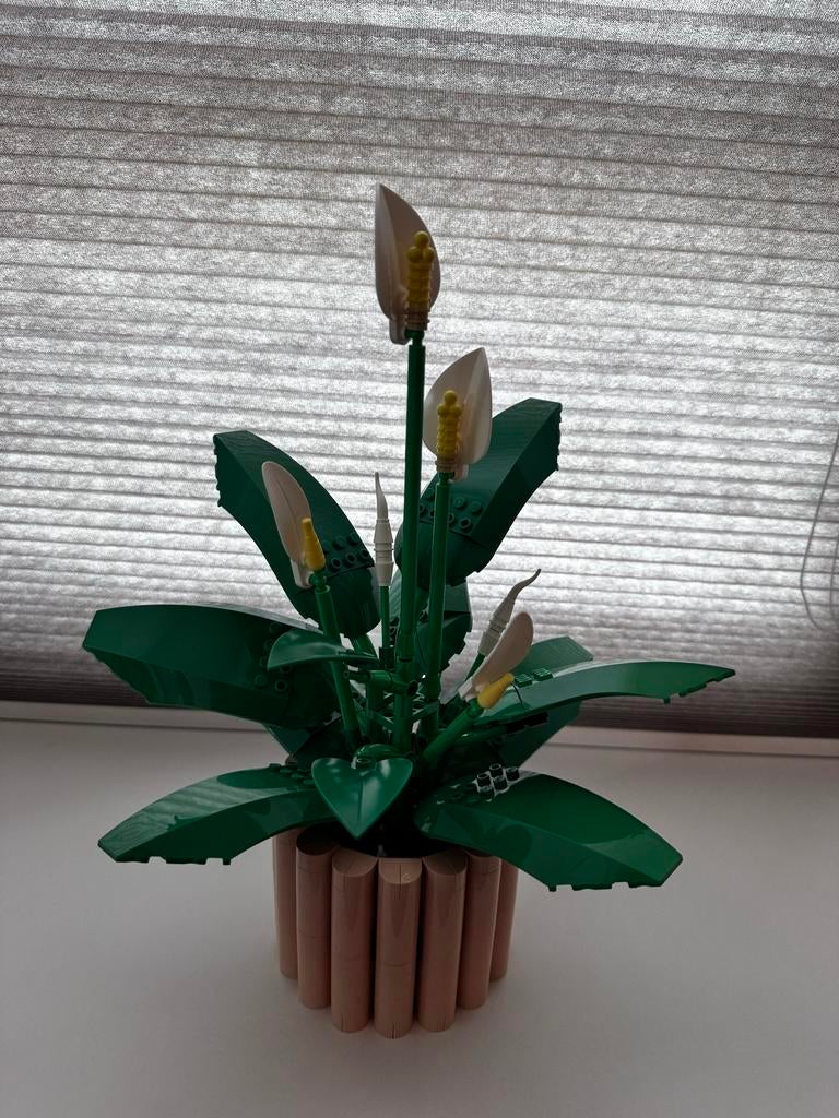 Lego Lepelplant (Spathiphyllum) - Botanische Collectie, Kinderen en Baby's, Speelgoed | Duplo en Lego, Zo goed als nieuw, Lego