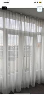 Nieuwe vitrage gordijnen wit, Ophalen, Zo goed als nieuw, 200 cm of meer