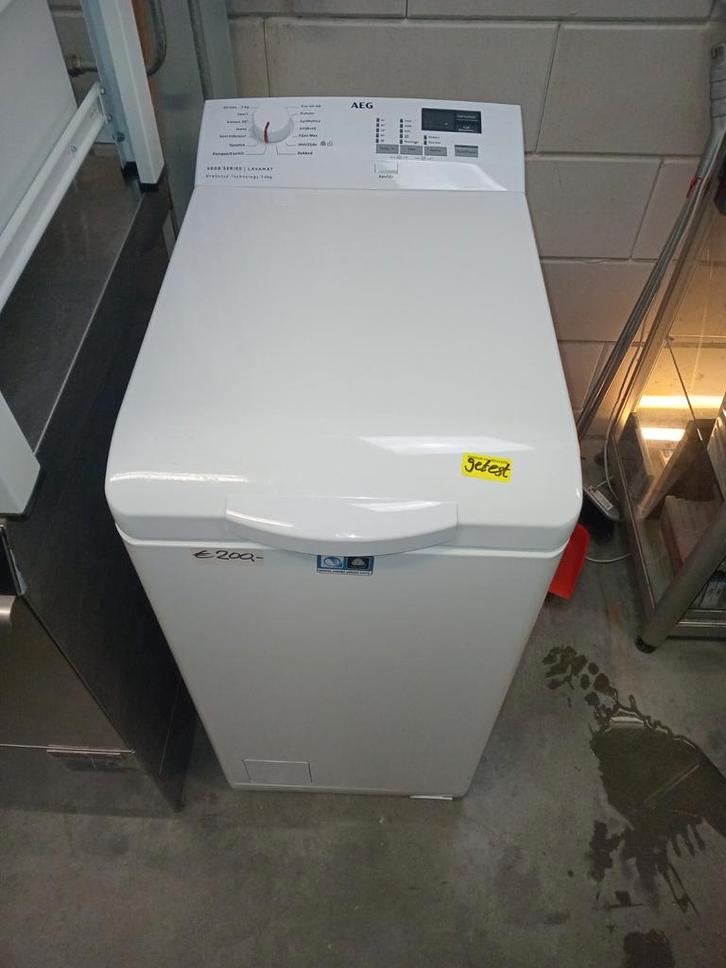 AEG Bovenlader Wasmachine, Witgoed en Apparatuur, Wasmachines, Gebruikt, Bovenlader, 6 tot 8 kg, 85 tot 90 cm, 1200 tot 1600 toeren