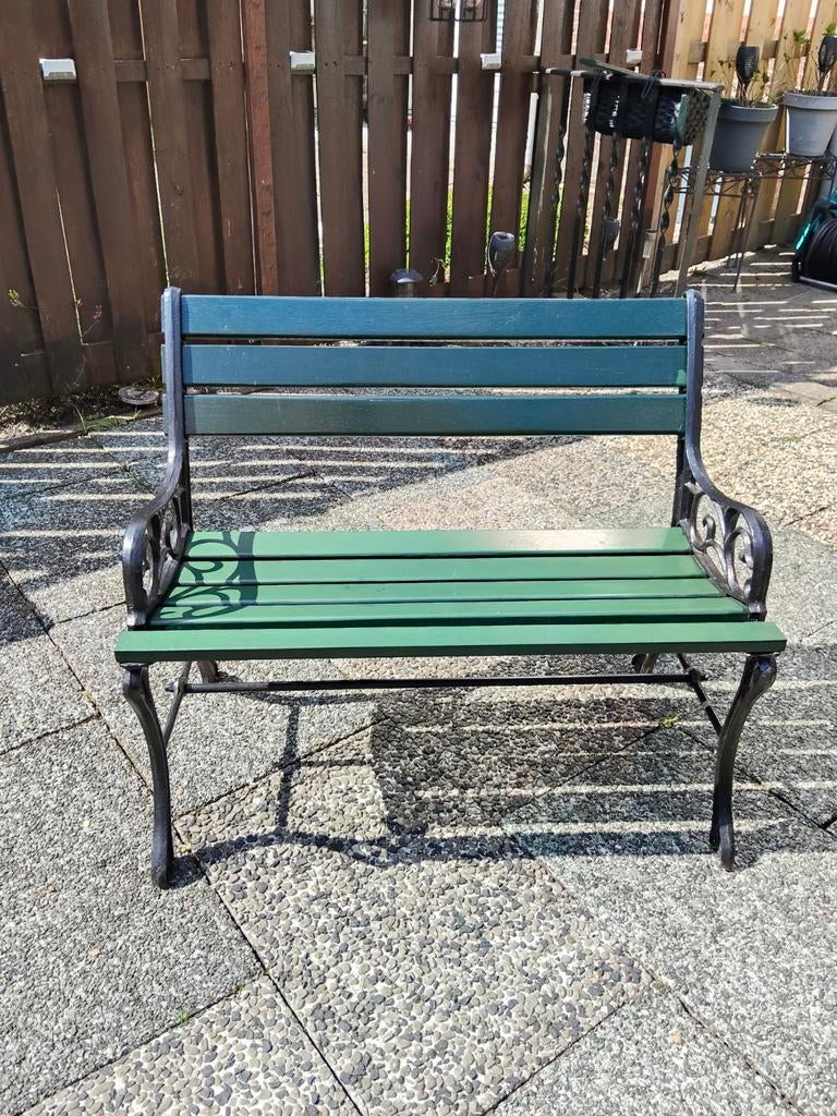 Kindertuin bankje, Tuin en Terras, Ophalen, Gebruikt, Hout