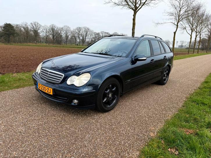 MB C200 Kompr Combi, Lage km’s, APK 11-26, Nette auto, Auto's, Mercedes-Benz, Bedrijf, C-Klasse, ABS, Airbags, Airconditioning