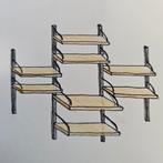 Poul Cadovius wandsysteem blank hout - vintage Deens design, Huis en Inrichting, Gebruikt, Ophalen of Verzenden, X, X