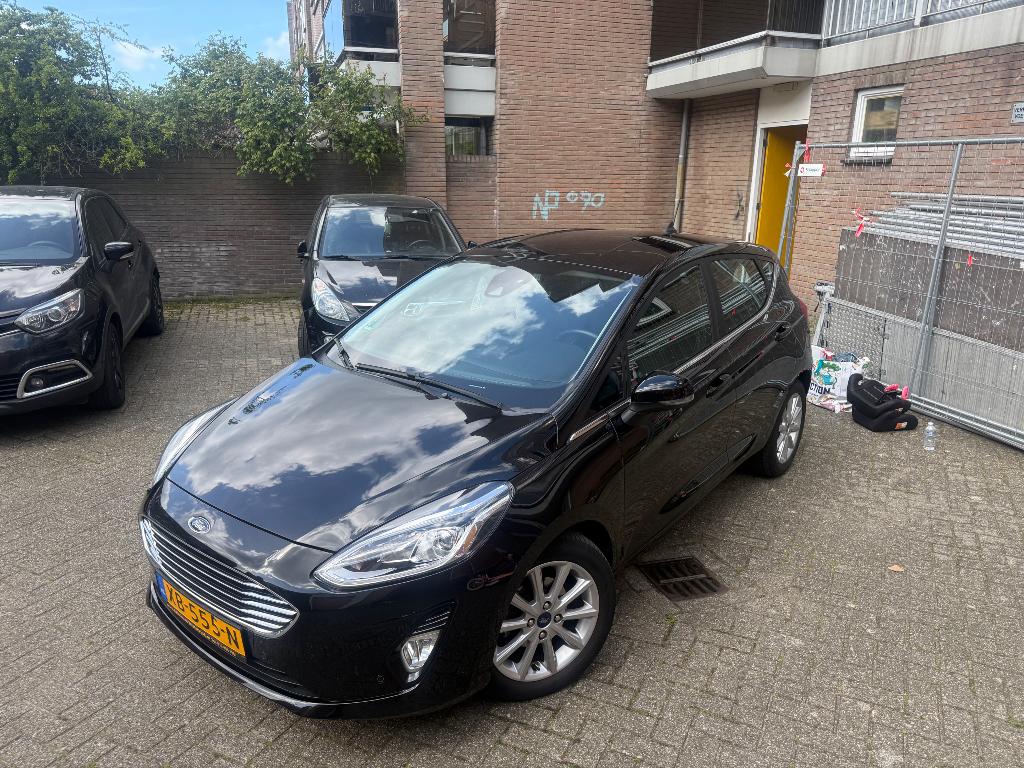 Ford Fiësta 1.0 Ecoboost 100pk Aut 5dr 2018 Zwart, Zwart, 620 kg, Origineel Nederlands, 998 cc
