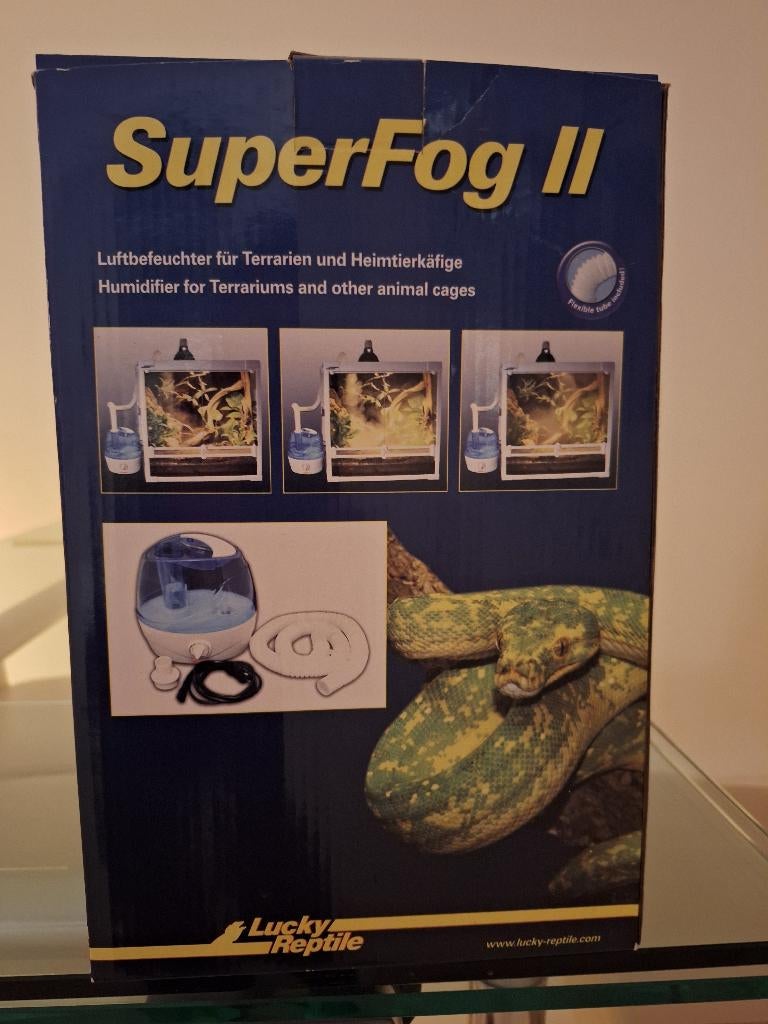 Lucky Reptile Super Fog II luchtbevochtiger, Dieren en Toebehoren, Reptielen en Amfibieën | Toebehoren, Ophalen, Zo goed als nieuw