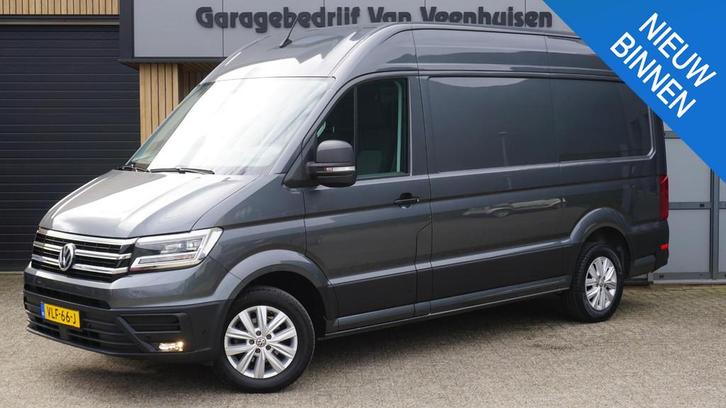 Volkswagen Crafter 35 2.0 TDI 140pk DSG Highline 3-Zits L3H3, Auto's, Bestelauto's, Bedrijf, Te koop, ABS, Achteruitrijcamera