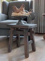 Oud houten krukje / bankje stoer#landelijk#sober, Ophalen, Hout