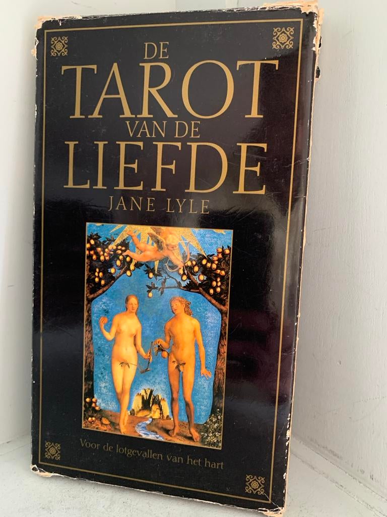 De Tarot van de Liefde - Jane Lyle (Boek + Kaarten), Boeken, Esoterie en Spiritualiteit, Zo goed als nieuw, Instructieboek, Tarot of Kaarten leggen