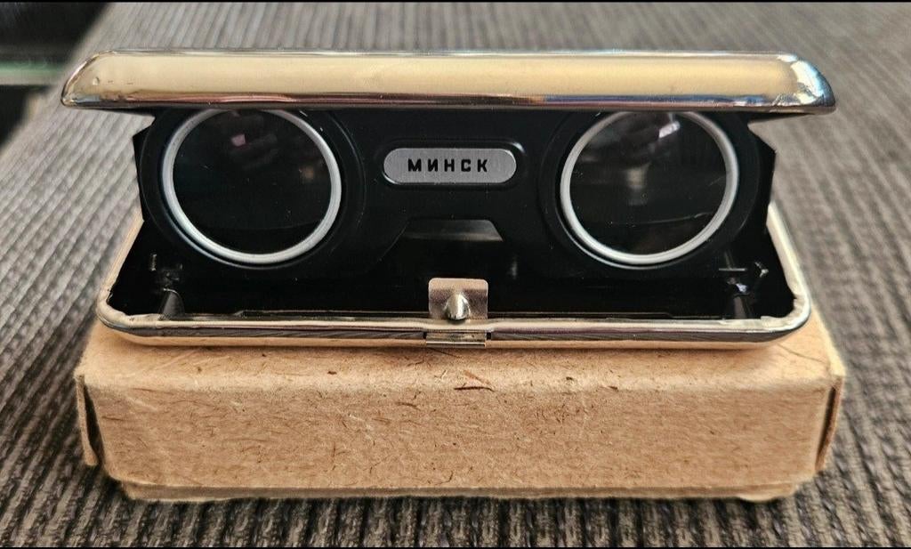 Vintage Minsk Opera Verrekijker 2.5x60 - Compact & Stijlvol, Audio, Tv en Foto, Ophalen of Verzenden, Gebruikt, Minder dan 8x