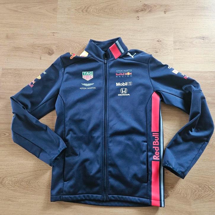Softshell jas Max Verstappen mt 164, Kinderen en Baby's, Kinderkleding | Maat 152, Zo goed als nieuw, Jongen of Meisje, Jas, Ophalen of Verzenden