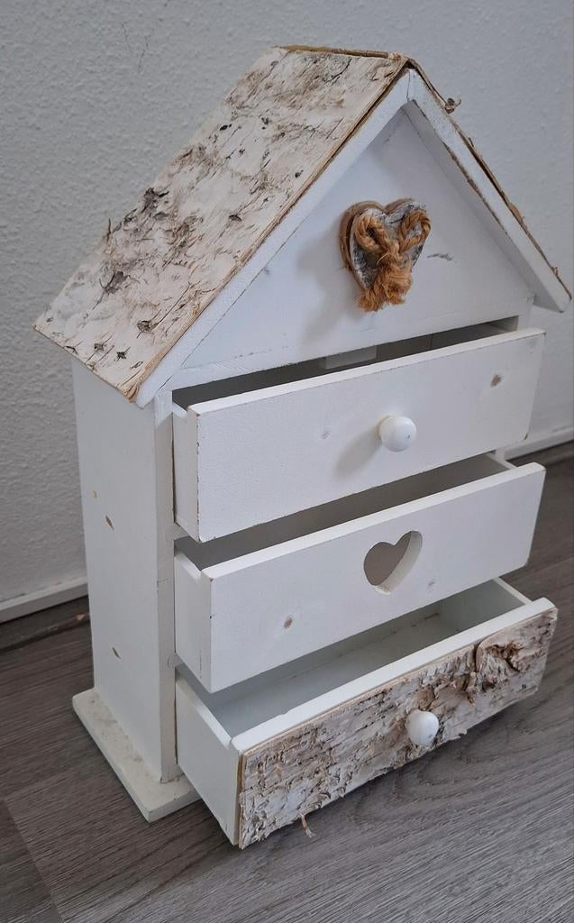Durlo Vintage zilveren sleutellade, kleine sieradenlade met