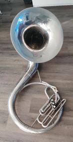 Schenkelaars Eb/Es Sousafoon, Muziek en Instrumenten, Ophalen, Gebruikt, Es-tuba, Met koffer of draagtas