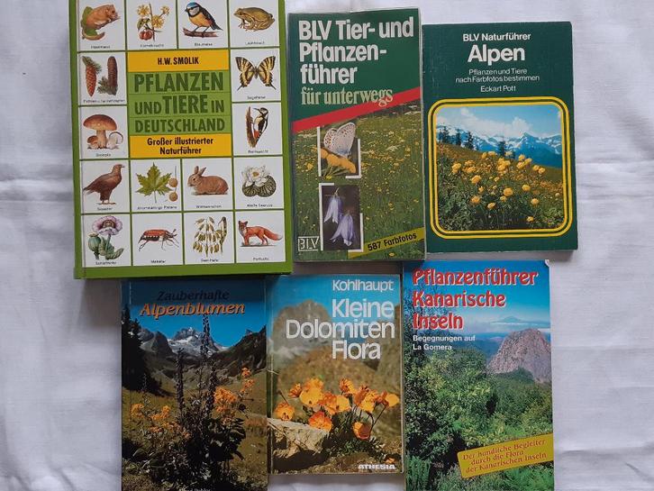 Natuur: Plant&diergids Alpen Kanarisch Eilanden Dolomieten, Boeken, Natuur, Gelezen, Bloemen, Planten en Bomen, Ophalen of Verzenden