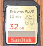 SanDisk Extreme PLUS 32 GB SD-kaart, Ophalen, Gebruikt, 32 GB, Fotocamera