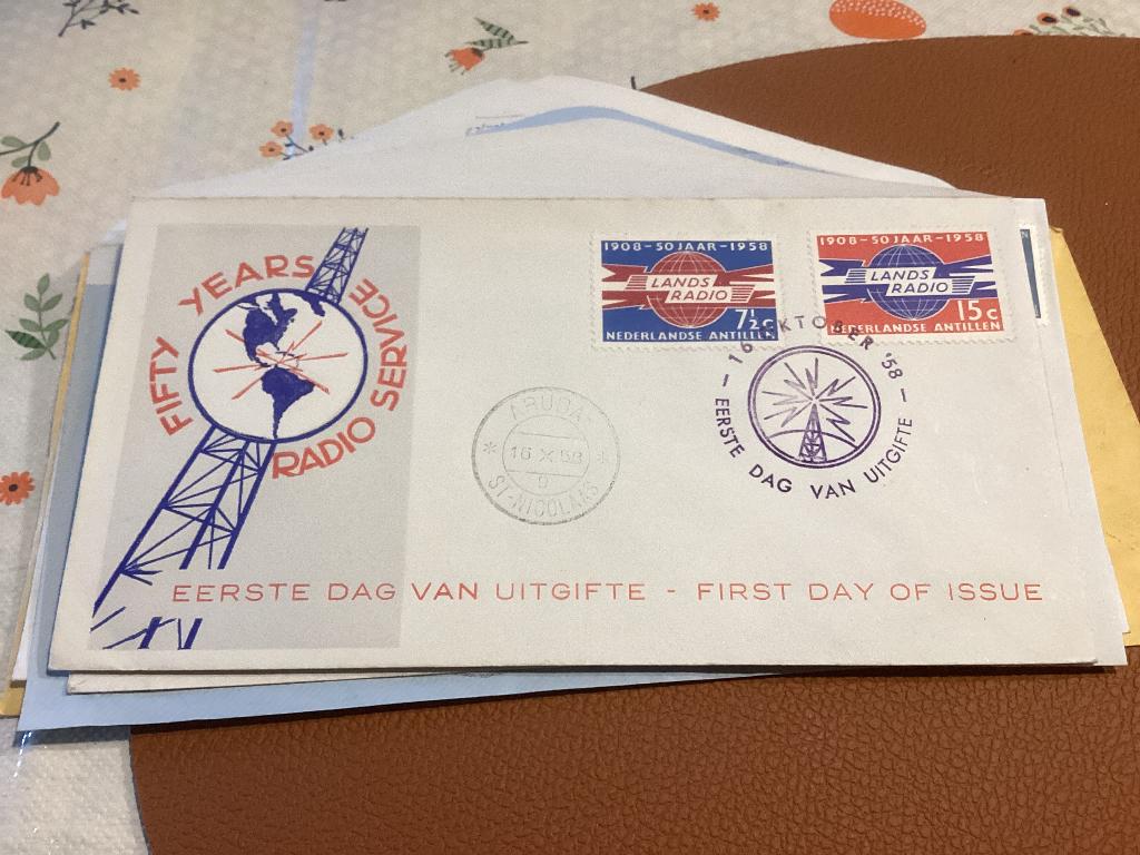 No452 Nederlandse Antillen E7 Heb ook van Nederland jaargang, Postzegels en Munten, Postzegels | Eerstedagenveloppen, Ophalen