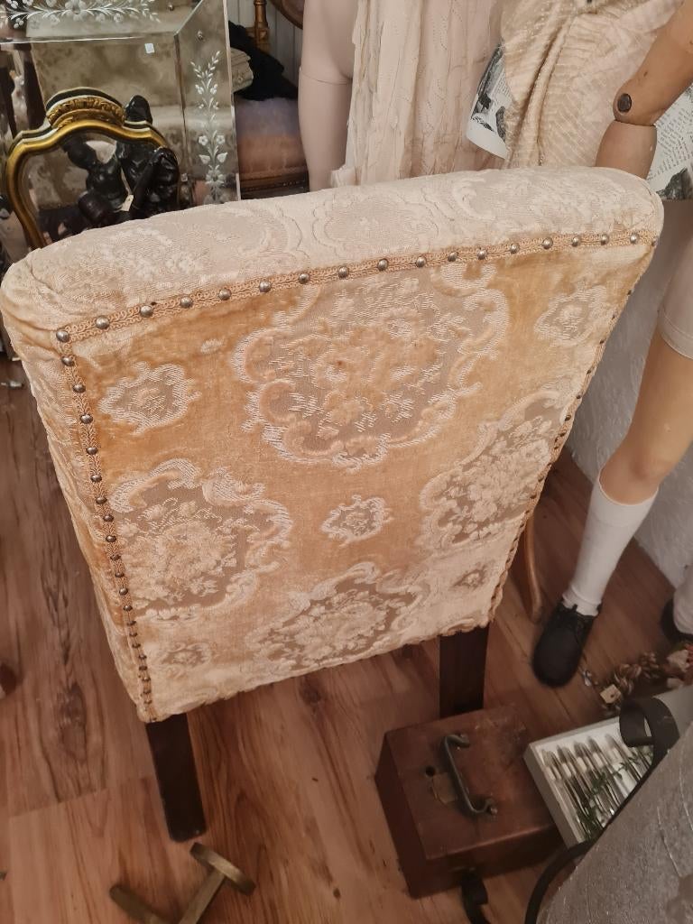 Antieke boudoir stoel laag model, Ophalen, Heikant 21 Kaatsheuvel, Overige kleuren, Belle Vieille Brocante