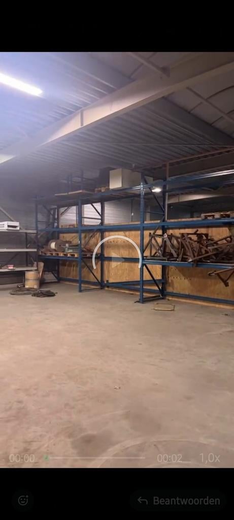 Ruim 300 meter Stelling breedte voor pallets, Huis en Inrichting, Kasten | Stellingkasten, Ophalen