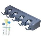 Ophangsysteem gereedschapshouder bezemhouder voor 4 tools, Ophalen of Verzenden, Nieuw, Kunststof, Overige typen