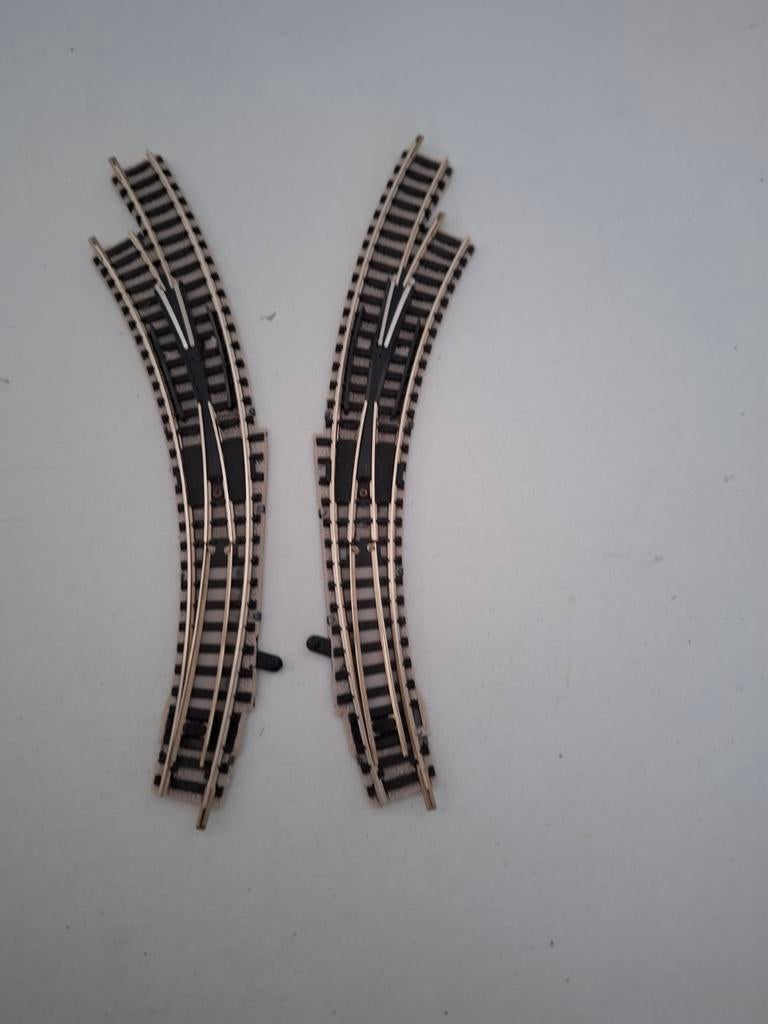 Fleischmann N Piccolo 9142 boogwissels 1 paar, Gelijkstroom, Fleischmann, Nieuw, Rails