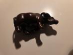 Houten netsuke van een buffel, Ophalen of Verzenden, Dier