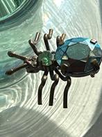 Vintage Insect Broche met Kristallen, Sieraden, Tassen en Uiterlijk, Broches, Met kristal, Overige materialen, Gebruikt, Overige kleuren