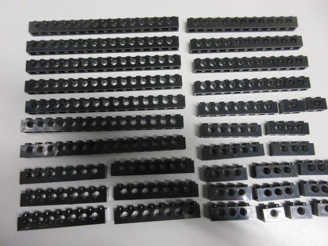 nr. 6547 Zwarte technic stenen., Ophalen of Verzenden, Zo goed als nieuw, Complete set, Lego