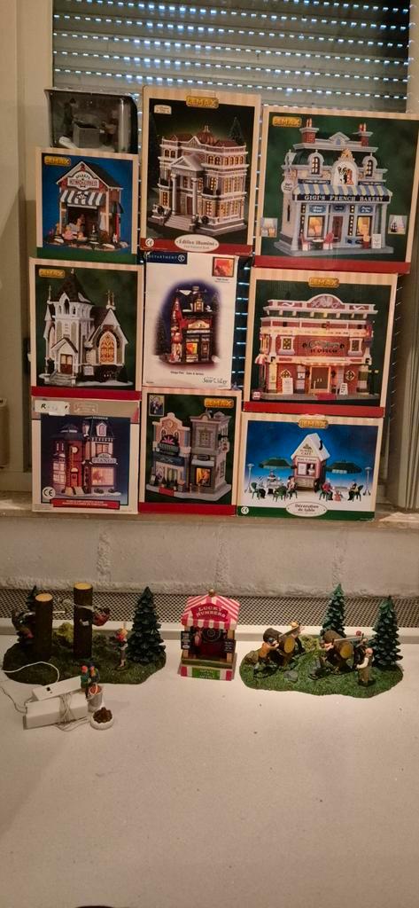 Compleet Lemax kerstdorp, Diversen, Kerst, Zo goed als nieuw, Ophalen
