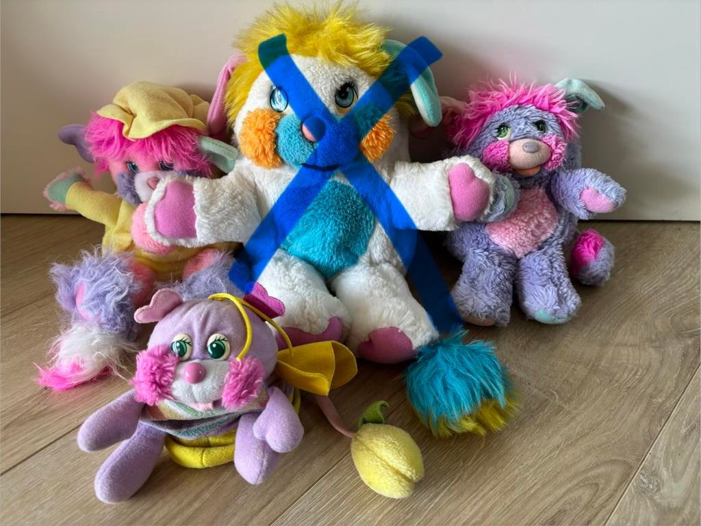 VINTAGE POPPLES, Kinderen en Baby's, Speelgoed | Knuffels en Pluche, Ophalen of Verzenden, Zo goed als nieuw, Overige typen