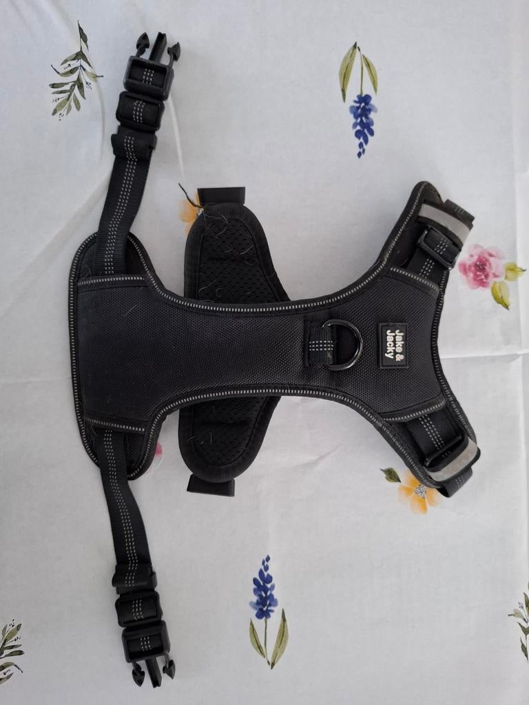 Honden y-tuig halsband van Jake & Jacky.
Maat M., Dieren en Toebehoren, Ophalen of Verzenden, Zo goed als nieuw