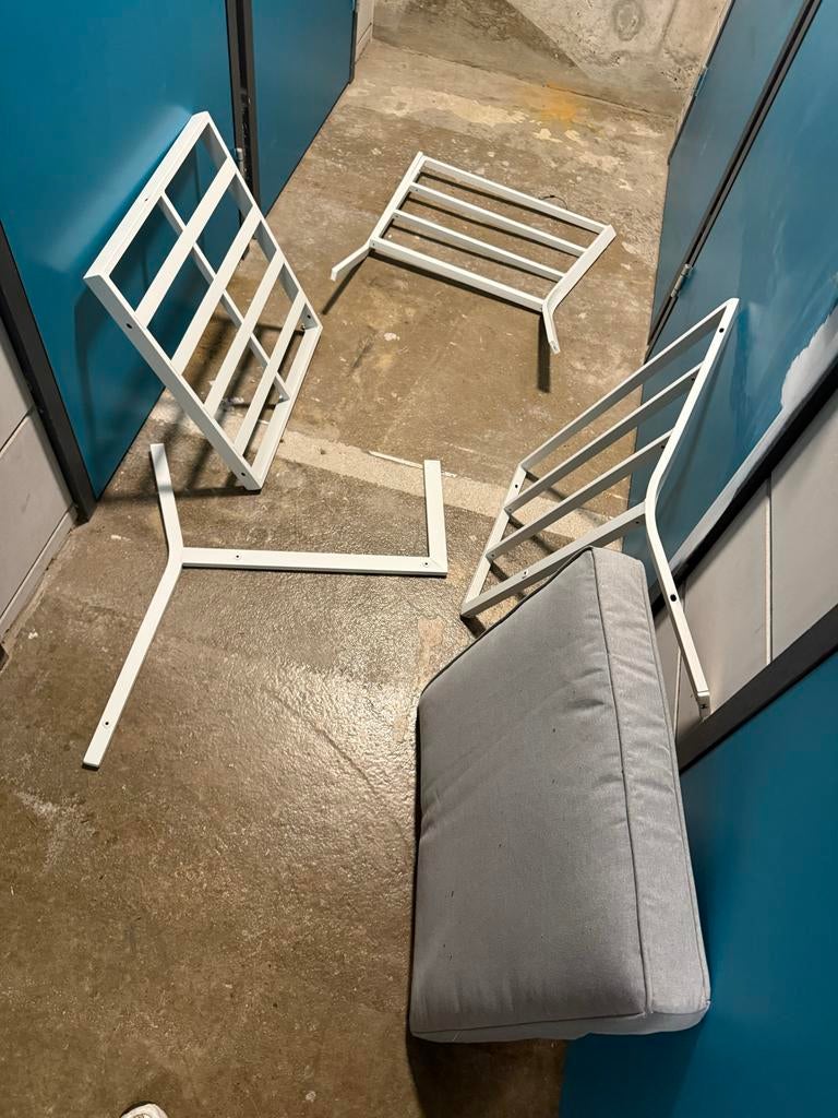 Restanten Gamma loungeset ‘Cannes’, Ophalen, Gebruikt, Aluminium, Loungeset