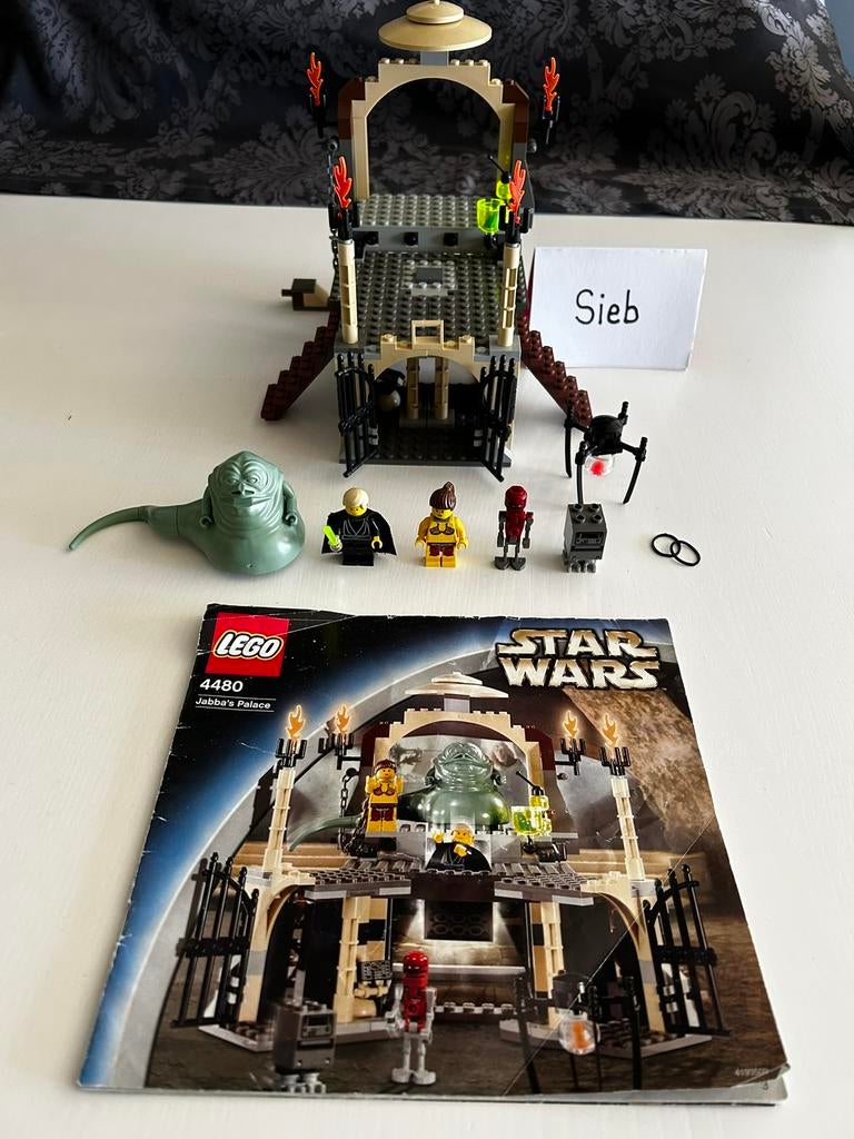 Lego Star Wars 4480 Jabba’s Palace, Kinderen en Baby's, Speelgoed | Duplo en Lego, Ophalen of Verzenden, Zo goed als nieuw, Lego