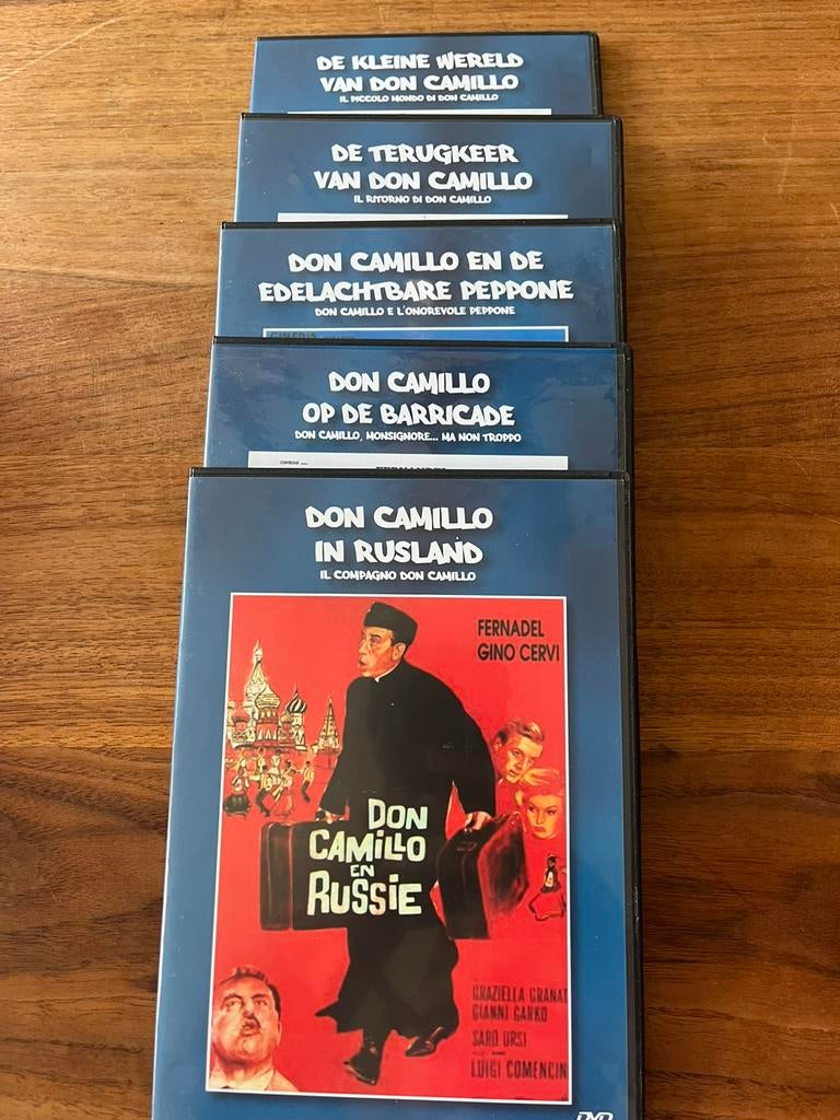 Don Camillo Fernandel DVD’s (5), Ophalen of Verzenden, Zo goed als nieuw