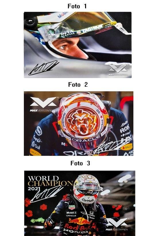 Max Verstappen foto kaarten, Ophalen of Verzenden, Zo goed als nieuw, Formule 1