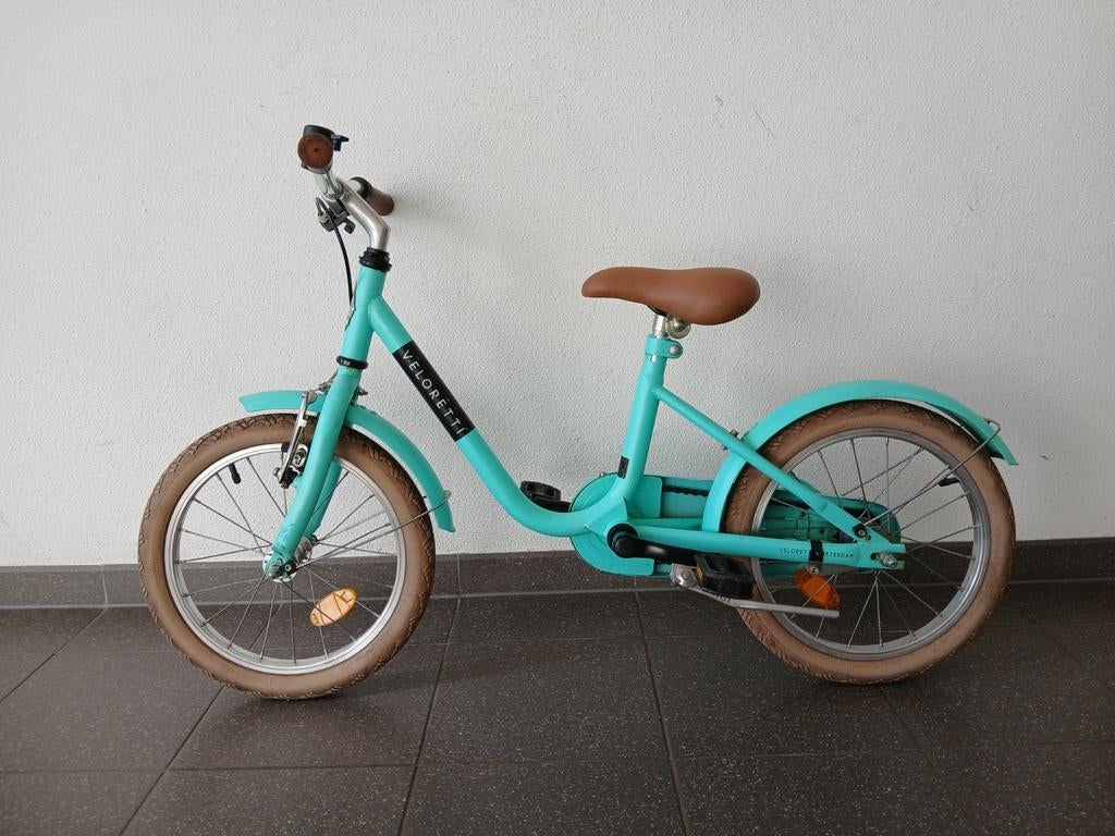 Veloretti 16 inch wielen mintgroen, Fietsen en Brommers, Fietsen | Kinderfietsjes, Ophalen, 16 tot 20 inch