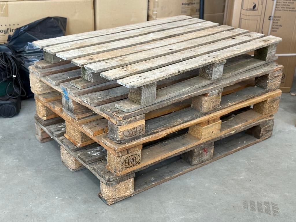 3 euro Pallets, Doe-het-zelf en Verbouw, Hout en Planken, Ophalen, Zo goed als nieuw, 50 mm of meer, Pallet