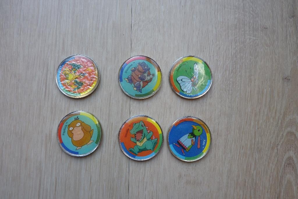 metalen Pokémon Munten, Ophalen of Verzenden, Gebruikt, Overige typen