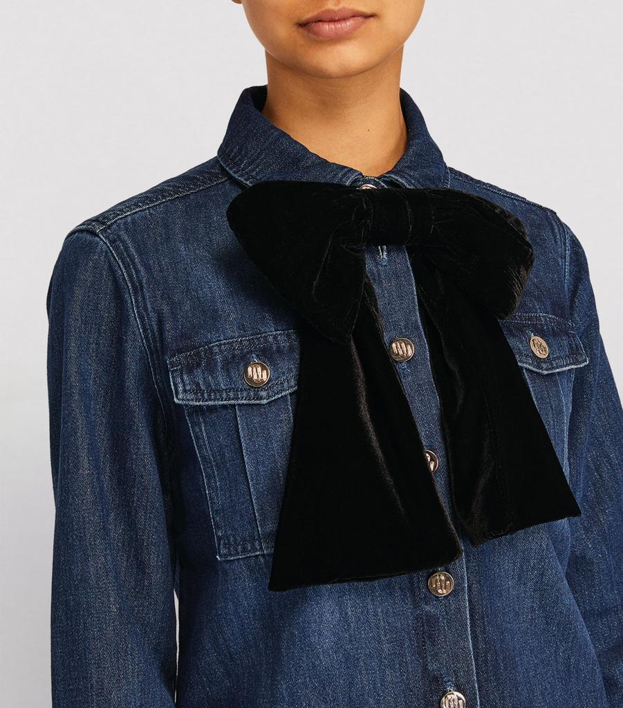 Maje strik ketting necklace strik | mooie strik sjaaltje, Kleding | Dames, Blouses en Tunieken, Nieuw, Maat 38/40 (M), Zwart, Ophalen of Verzenden