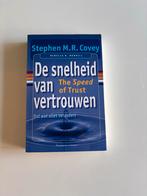 De snelheid van vertrouwen - Stephen M.R. Covey, Ophalen of Verzenden, Zo goed als nieuw, Economie en Marketing