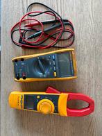 Fluke 179 + Fluke 337 Clamp meter, Doe-het-zelf en Verbouw, Meetapparatuur, Ophalen of Verzenden, Gebruikt, Multimeter