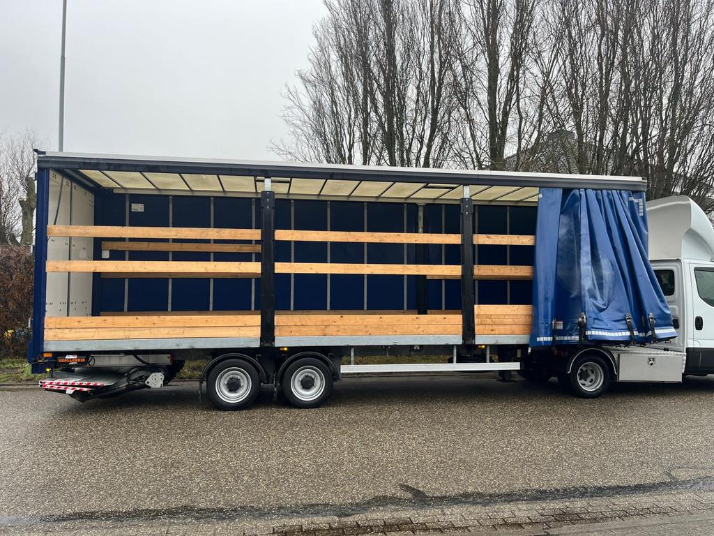 Kuiper BE oplegger 9T , Schuifzeil , laadklep , 2021 ,, Overige brandstoffen, Origineel Nederlands, Bedrijf, Aanhangers en Opleggers