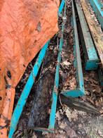 Partij metalen balken en profielen, Doe-het-zelf en Verbouw, Metalen, Ophalen, Gebruikt, IJzer