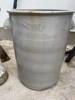 Grote vintage aardewerken pot - 35L, Antiek en Kunst, Ophalen