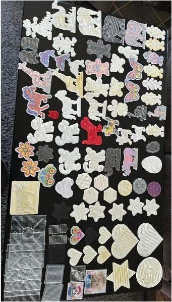 Strijkkralen vormpjes grondplaten vanalles NIEUWSSTAAT, Ophalen, Zo goed als nieuw, Knutselwerk