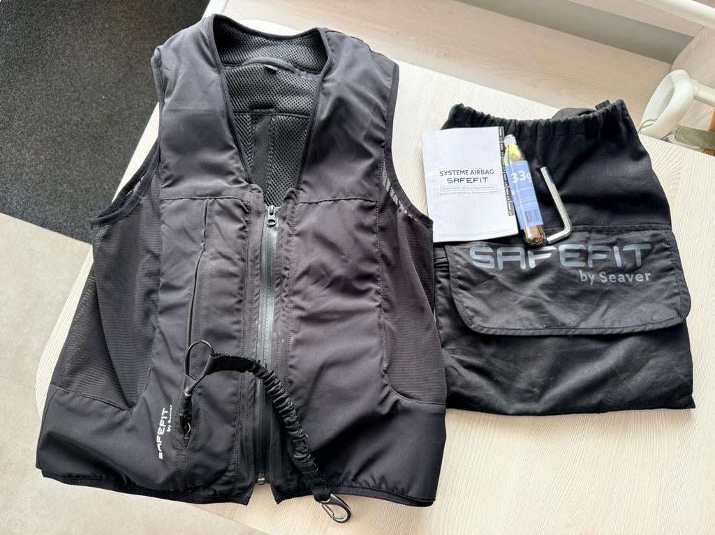 Seaver safefit airbagvest maat M, Dieren en Toebehoren, Paardrijkleding, Gebruikt, Dames, Bovenkleding, Overige soorten, Ophalen of Verzenden