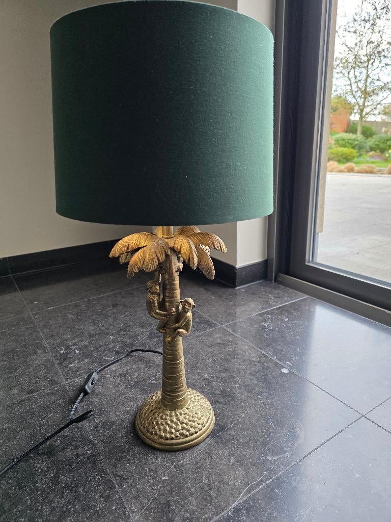 Tafellamp, Ophalen of Verzenden, Zo goed als nieuw, Stof, Minder dan 50 cm