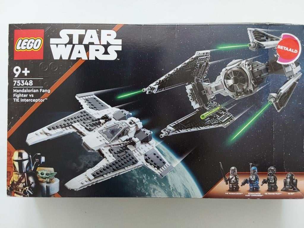Lego 75348 Star W. Mand. Fang Fighter vs TIE Interceptor 🆕️, Kinderen en Baby's, Speelgoed | Duplo en Lego, Star Wars, Lego, Nieuw
