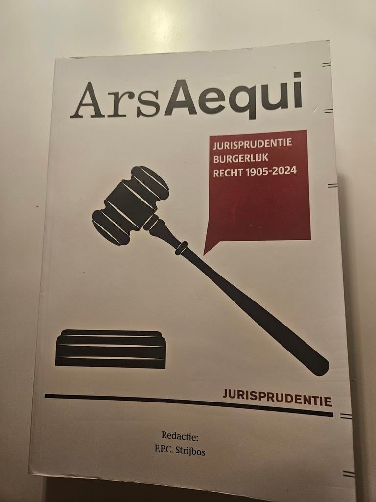 Jurisprudentie Burgerlijk recht 1905-2024, Boeken, Ophalen of Verzenden, Gelezen