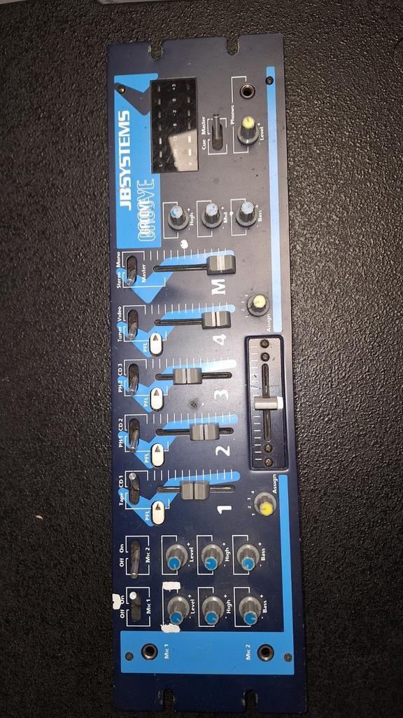 Vintage JBsystems Groove 19" Mengpaneel - Werkt perfect!, Ophalen of Verzenden, Zo goed als nieuw, Minder dan 5 kanalen