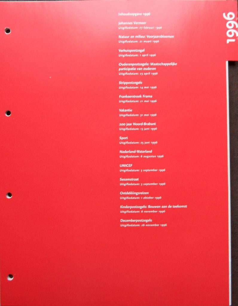 Geïllustreerd Verzamelen 1996 – Complete set, Postzegels en Munten, Postzegels | Toebehoren, Ophalen of Verzenden, Verzamelalbum