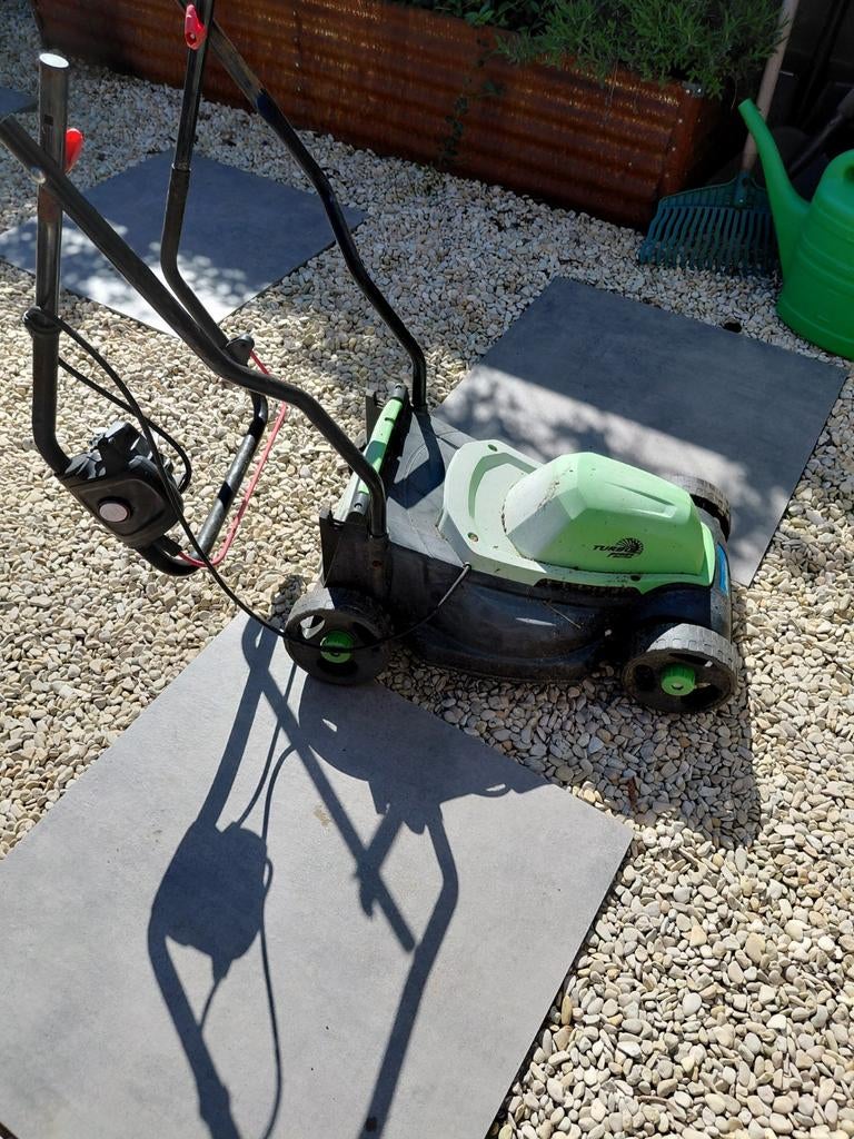 Florabest FRM 1200 D3 grasmaaier met opvangbak, Ophalen, Cirkelmaaier, Gebruikt, Opvangzak