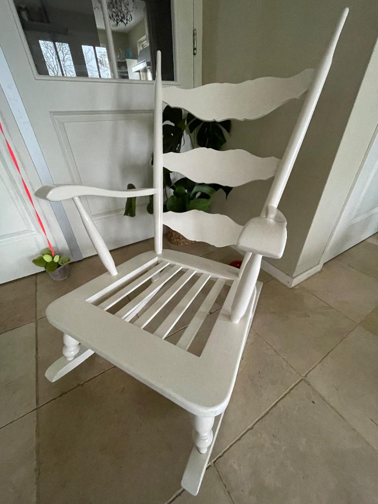 TE KOOP: Eikenhouten schommelstoel, Antiek en Kunst, Antiek | Meubels | Stoelen en Banken, Ophalen
